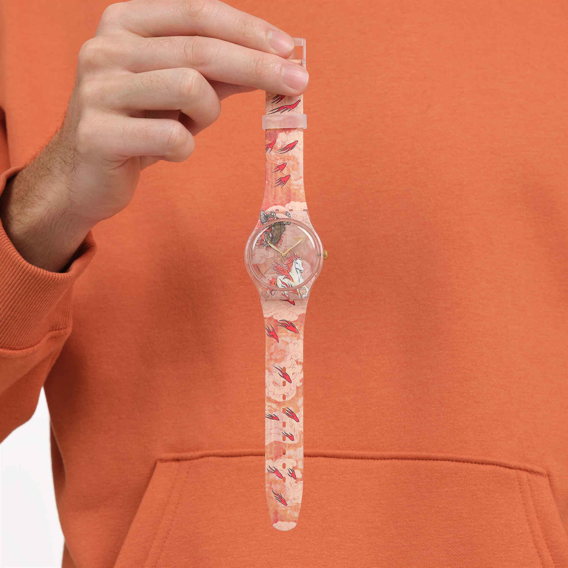 Swatch Suoz369 Riding The Clouds Kol Saati