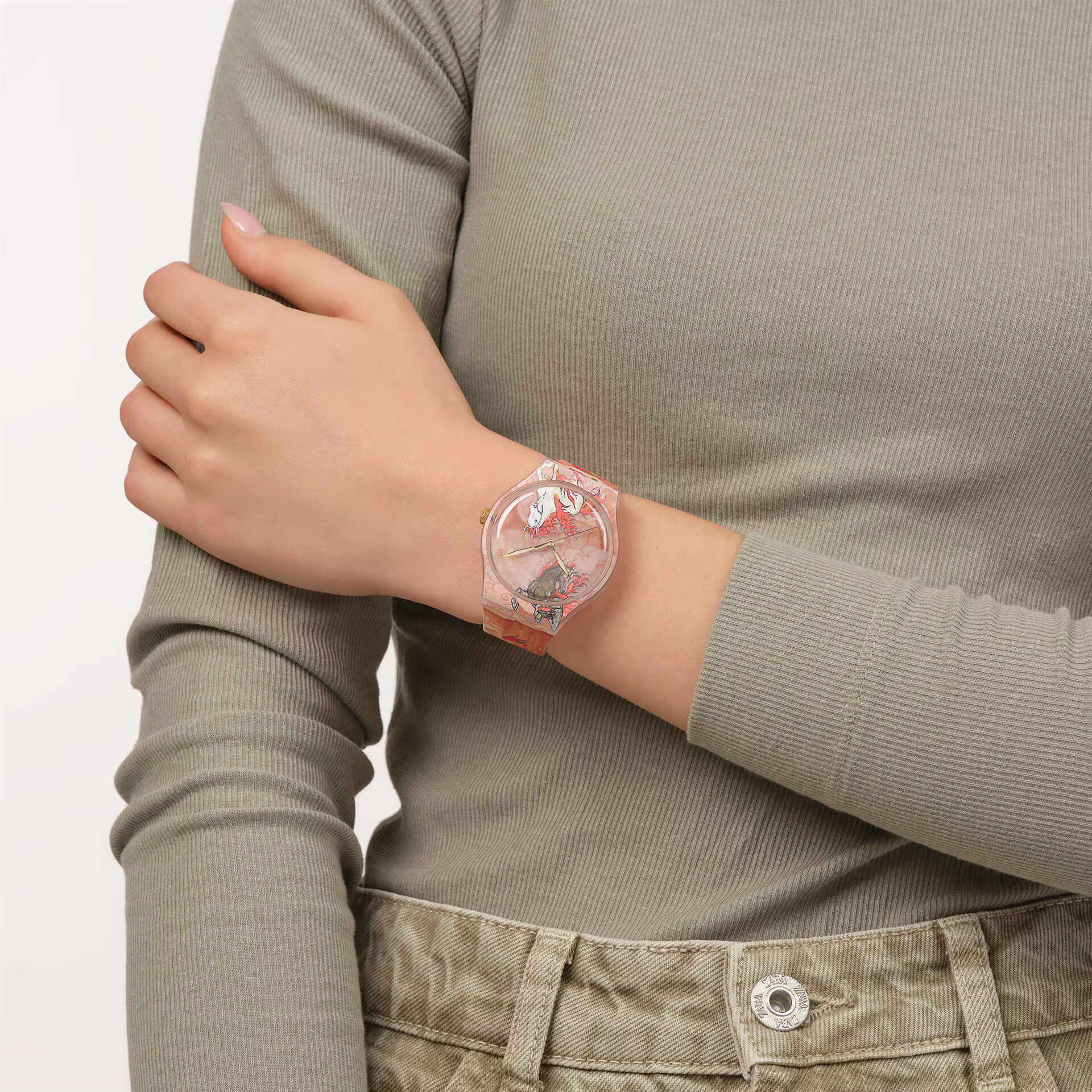 Swatch Suoz369 Riding The Clouds Kol Saati