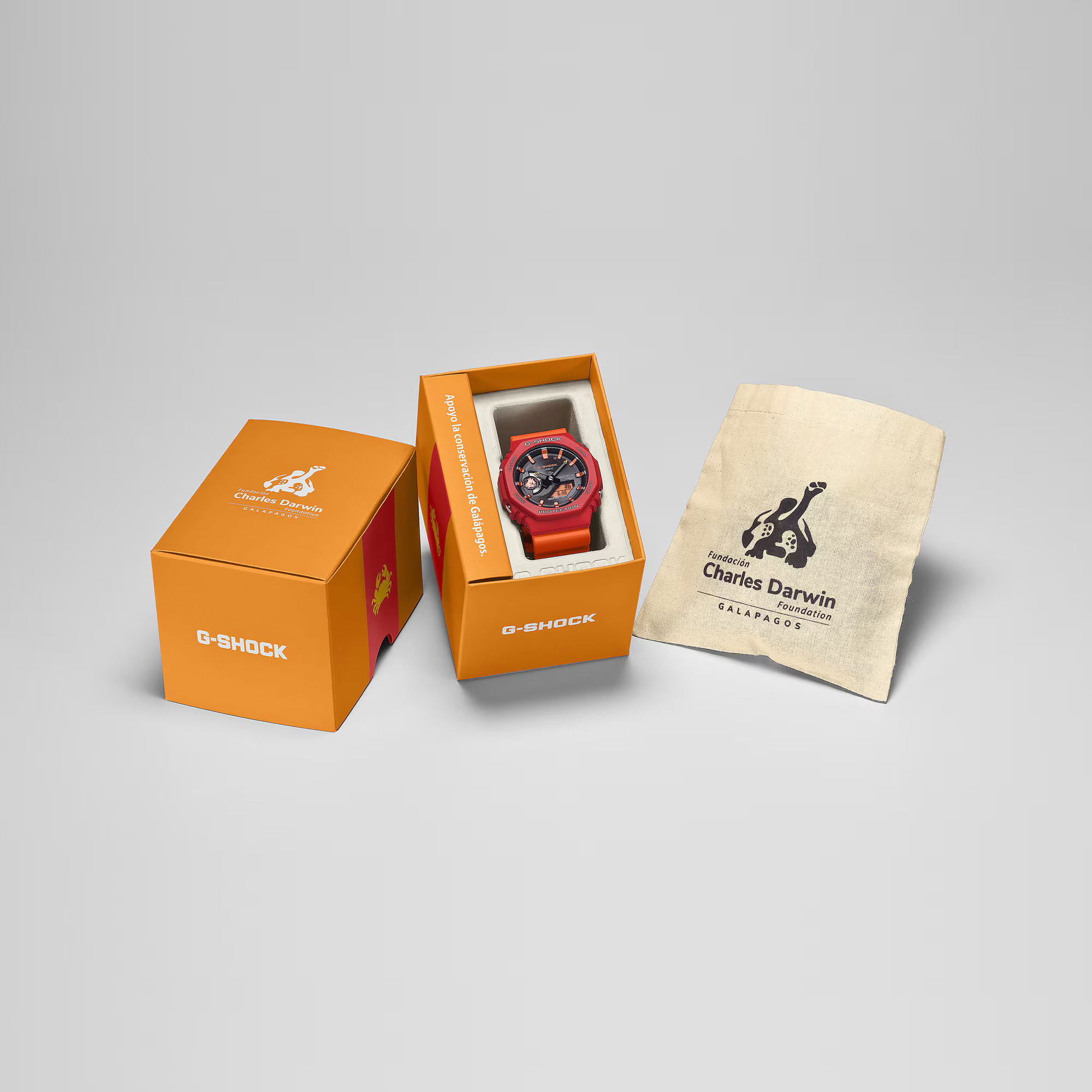 Casio G-Shock Ga-B2100df-4Adr Charles Darwin Foundation Erkek Kol Saati