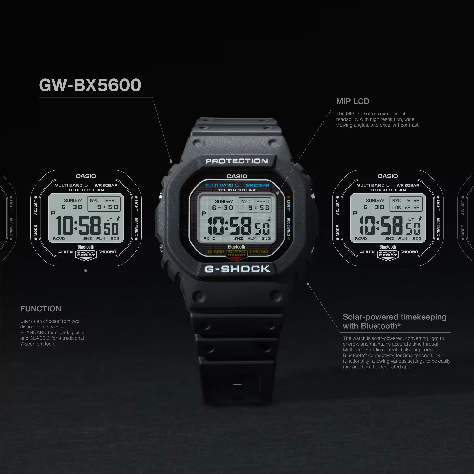 Casio Gw-Bx5600-1Dr G-Shock Erkek Kol Saati