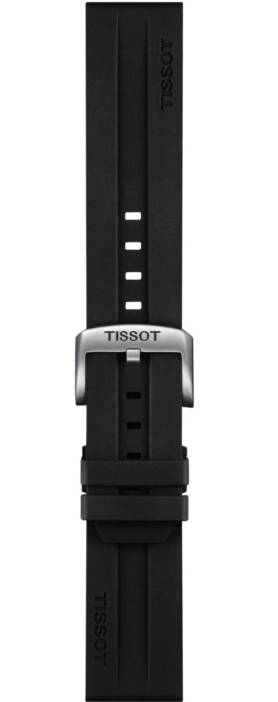 Tissot Orijinal (22 mm) Siyah Kauçuk Kayış T852047708