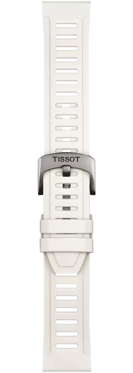Tissot Orijinal (21 mm) Beyaz Silikon Kayış T852049245