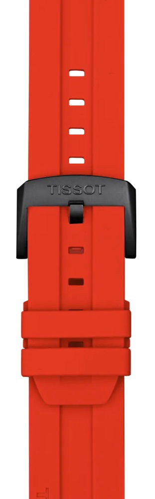Tissot Orijinal (22 mm) Kırmızı Silikon Kayış T852048933