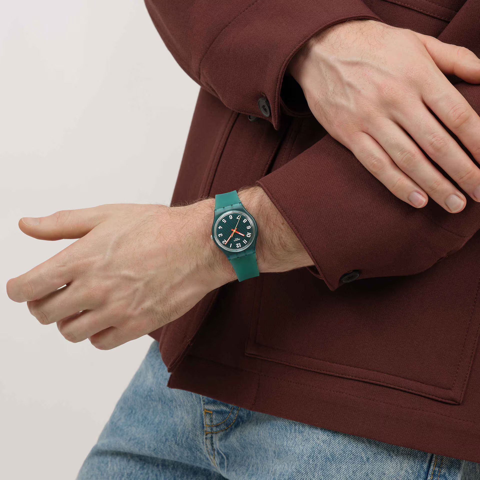 Swatch So28l100 Wavelengths Of Moss