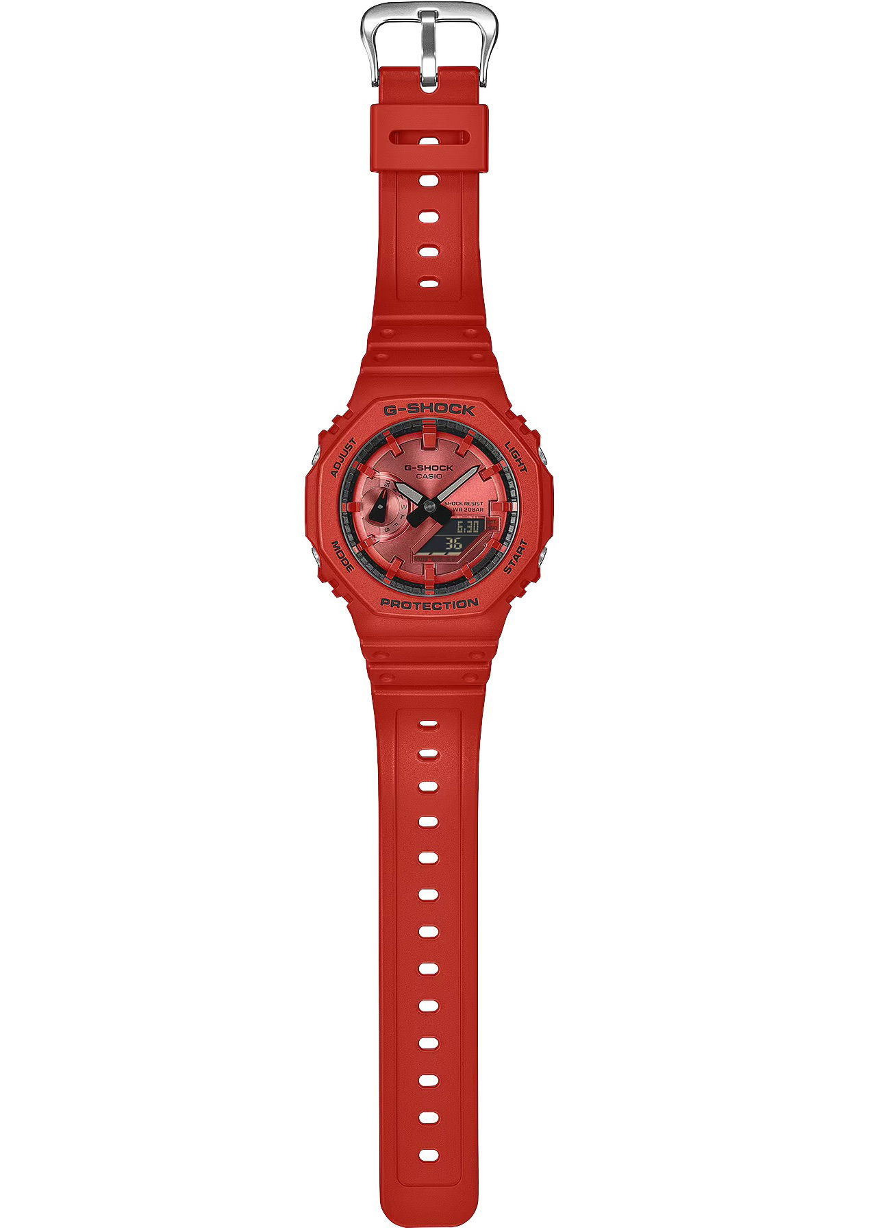 Casio Ga-2100Rrb-4Adr G-Shock Erkek Kol Saati