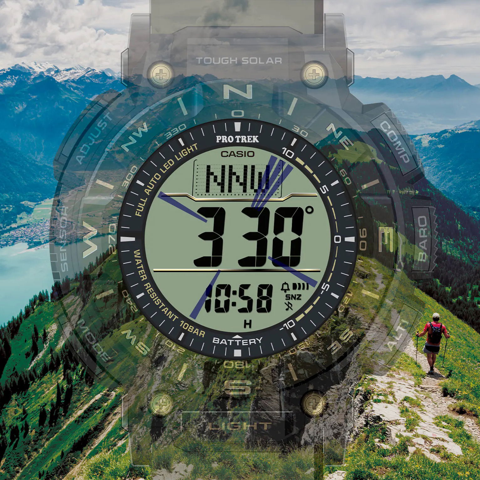 Casio Prg-340Ans-3Dr Pro-Trek 30. Yıldönümü Özel Kol Saati