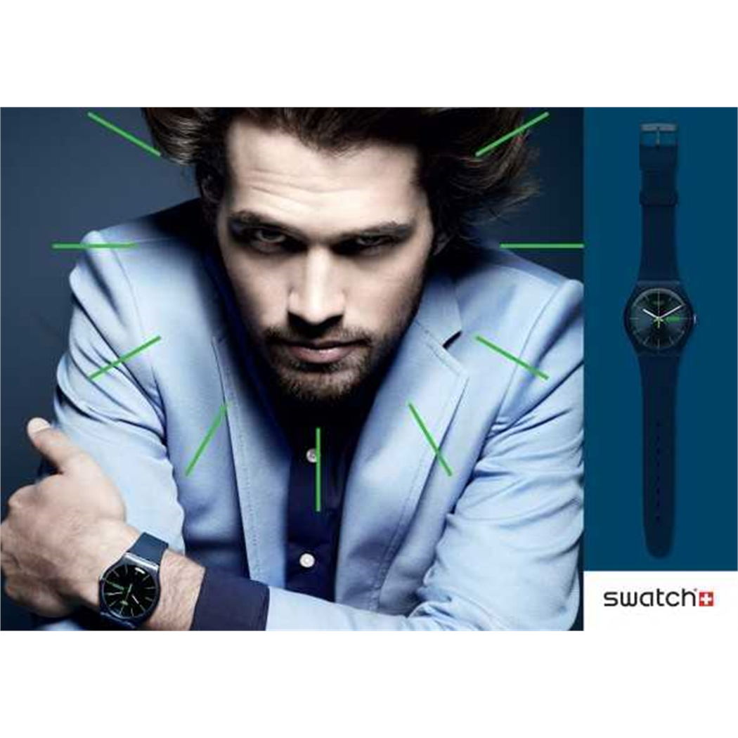 Swatch SUON700 BLUE REBEL Kol Saati