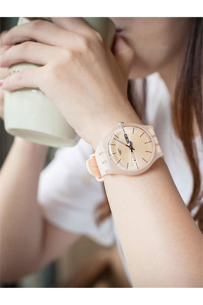 Swatch SUOT700 ROSE REBEL Bayan Saati