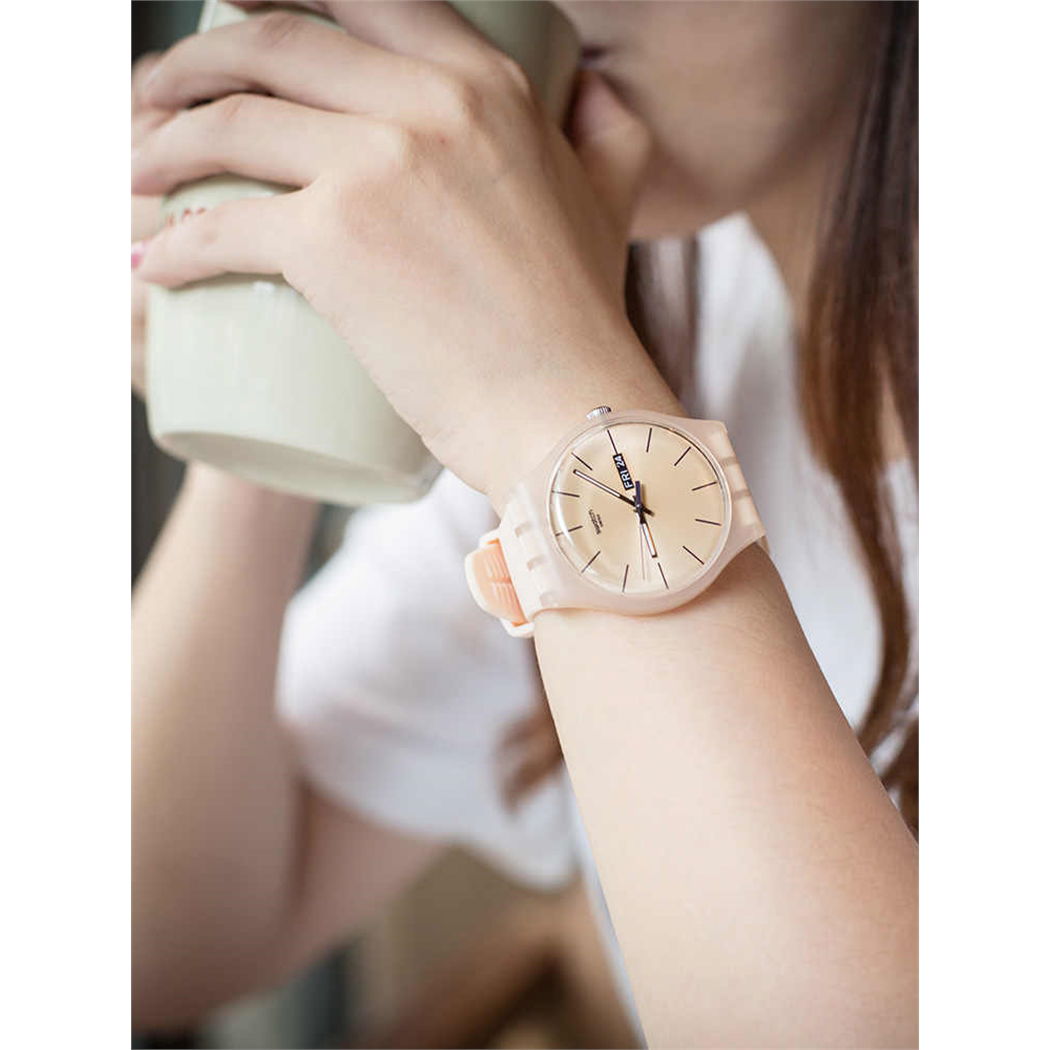 Swatch SUOT700 ROSE REBEL Bayan Saati