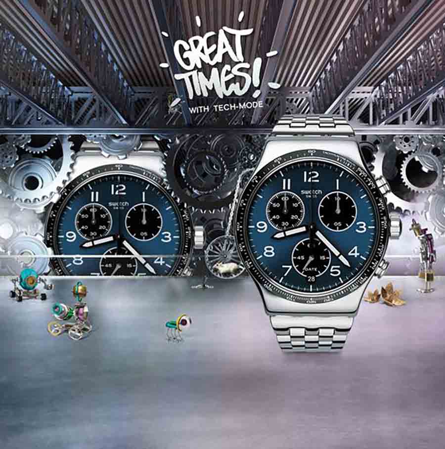 Swatch Yvs423g BOXENGASSE Erkek Kol Saati