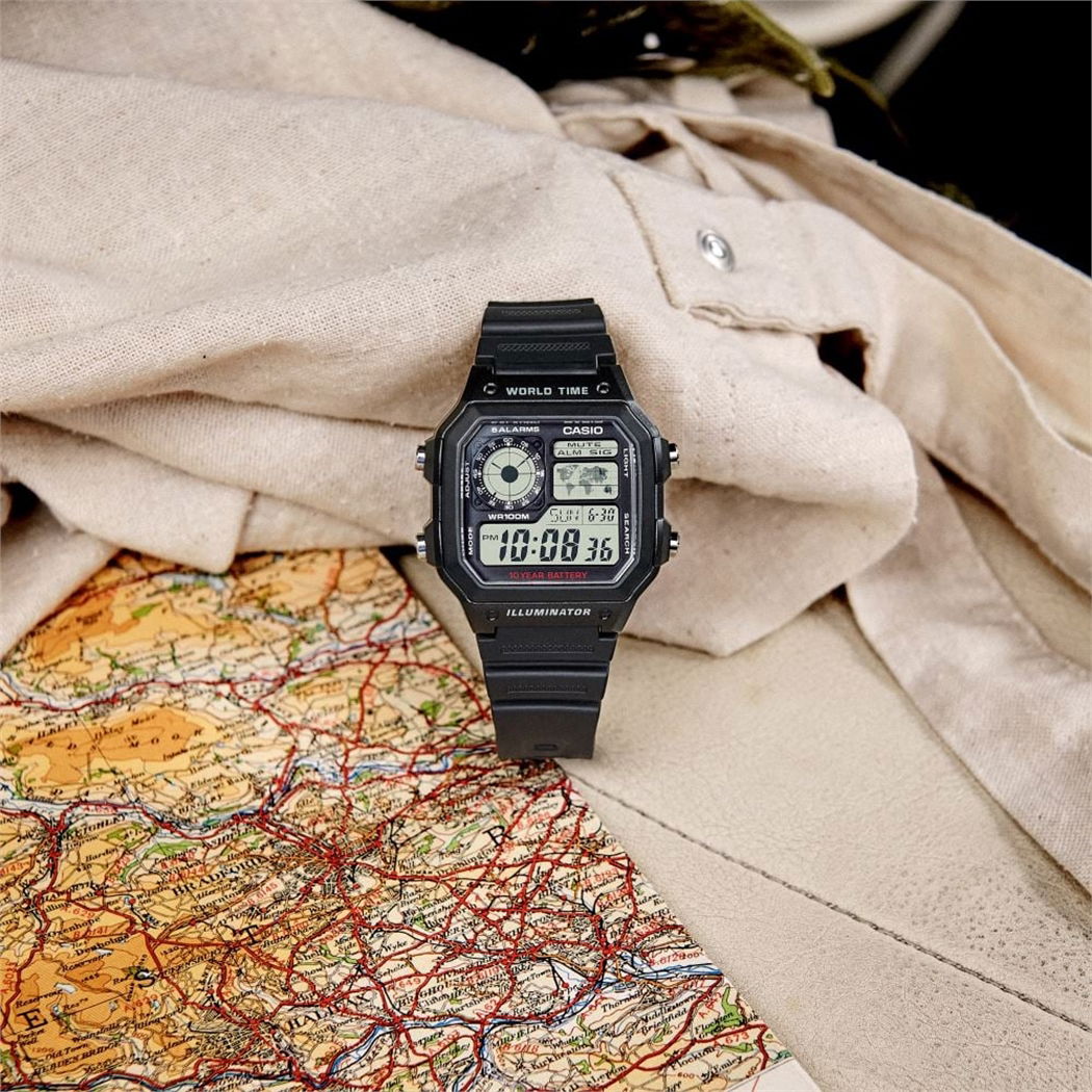 Casio Ae-1200wh-1bvdf Erkek Dijital Kol Saati