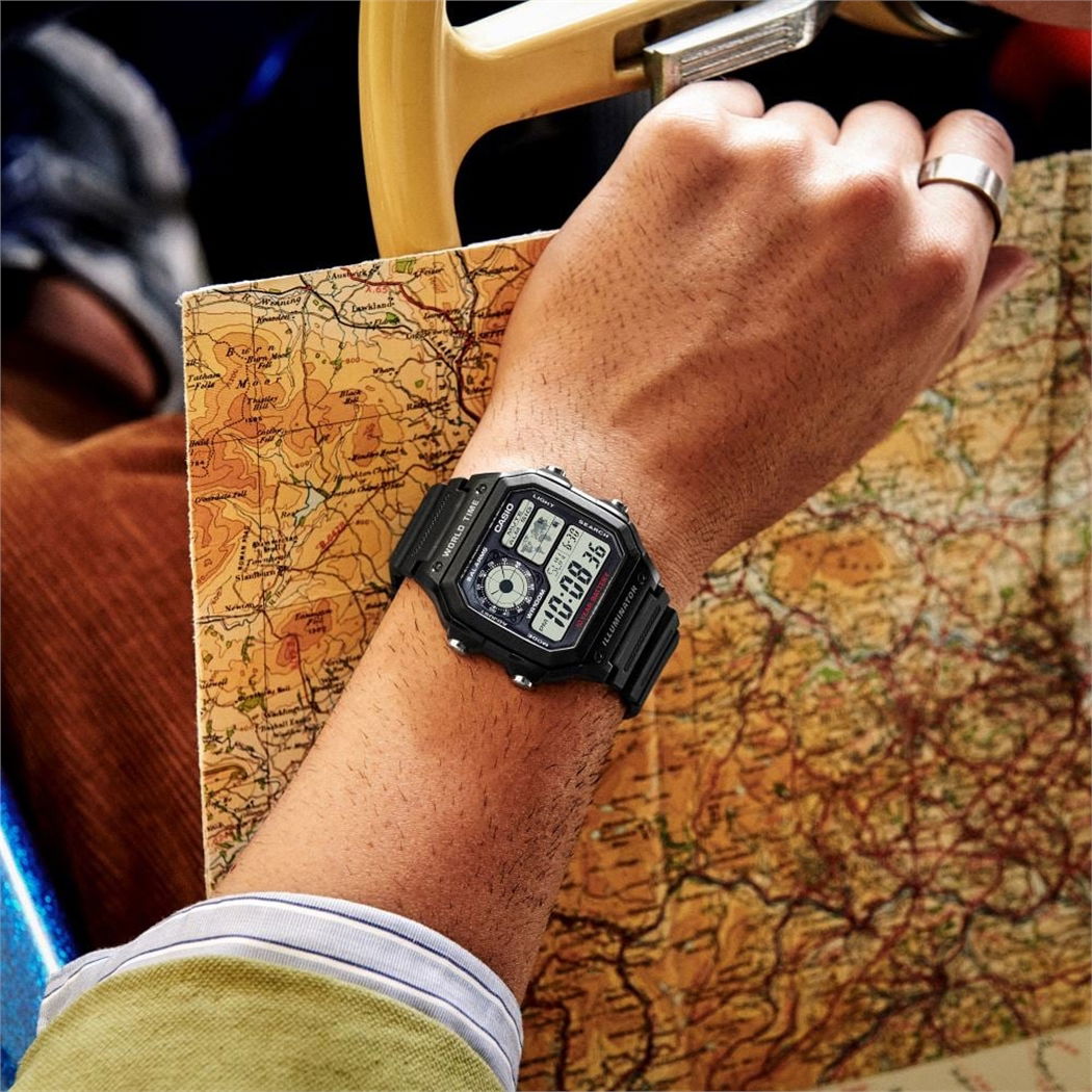 Casio Ae-1200wh-1bvdf Erkek Dijital Kol Saati