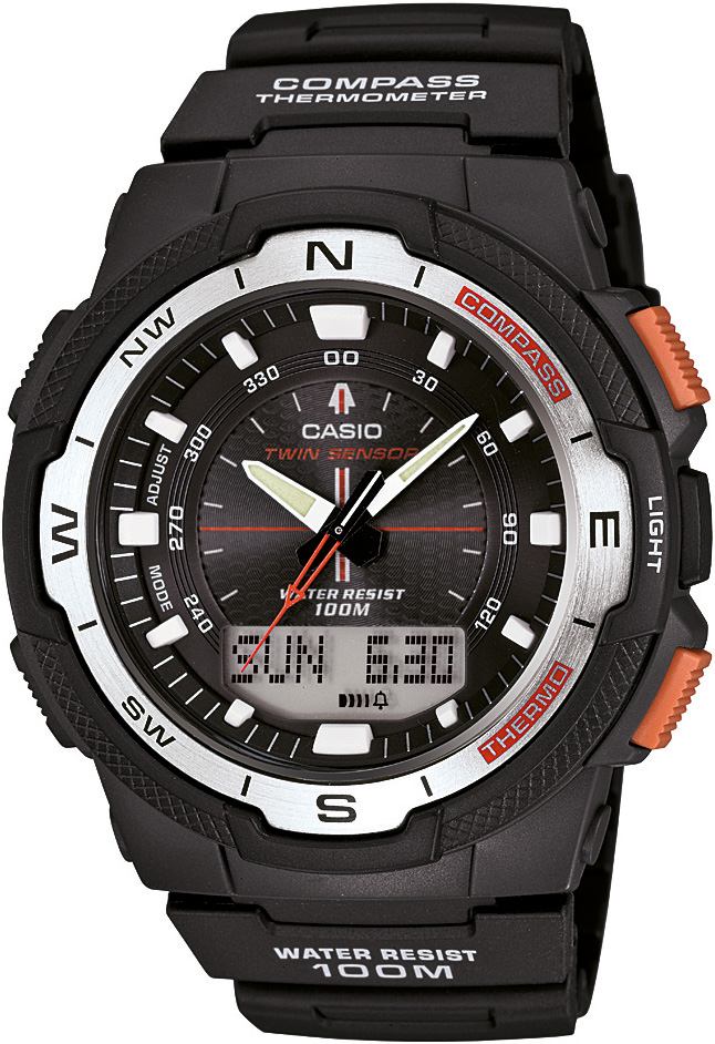 Casio Sgw-500h-1b Termometre Pusula Özellikli