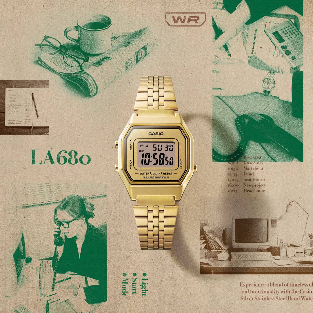 Casio La680wga-9d Retro Vintage Kadın Kol Saati