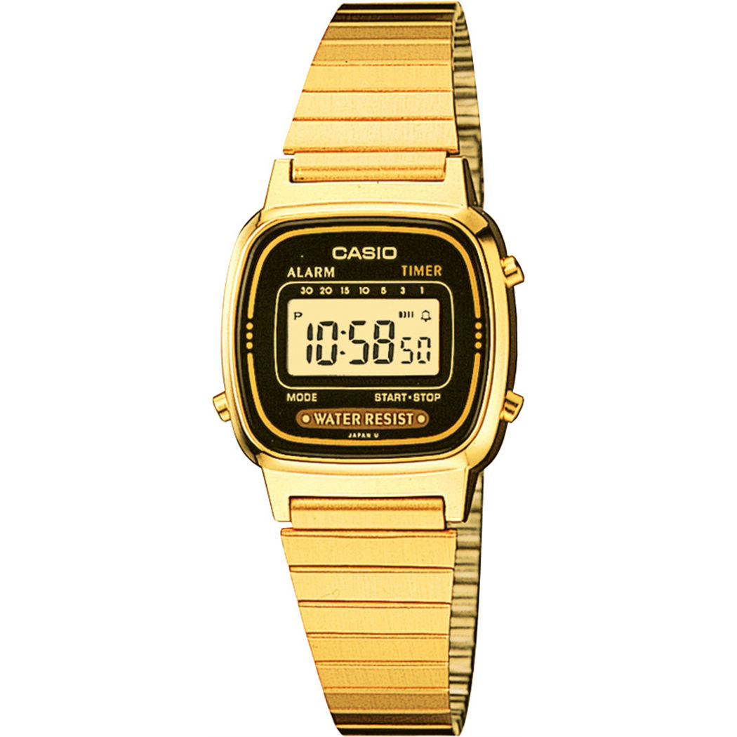 Casio La670wga-1df Retro Gold Dijital Kol Saati