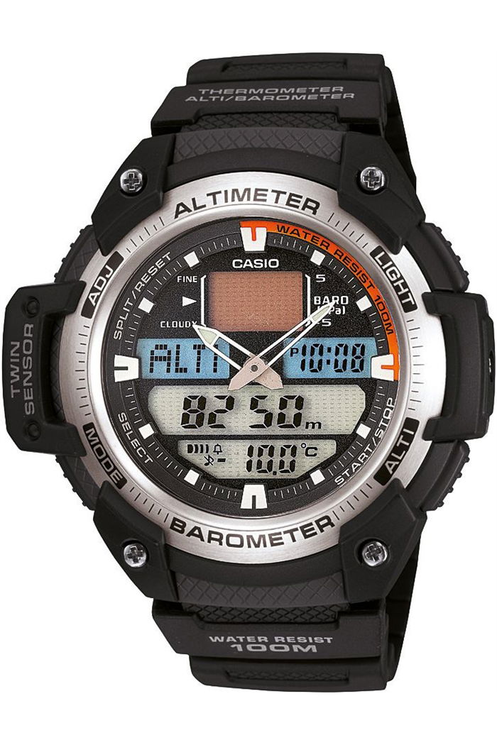Casio Sgw-400h-1bvdr Altimetre Barometre