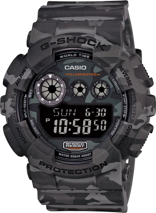 Casio Gd-120cm-8dr G-Shock Kamuflaj Desenli