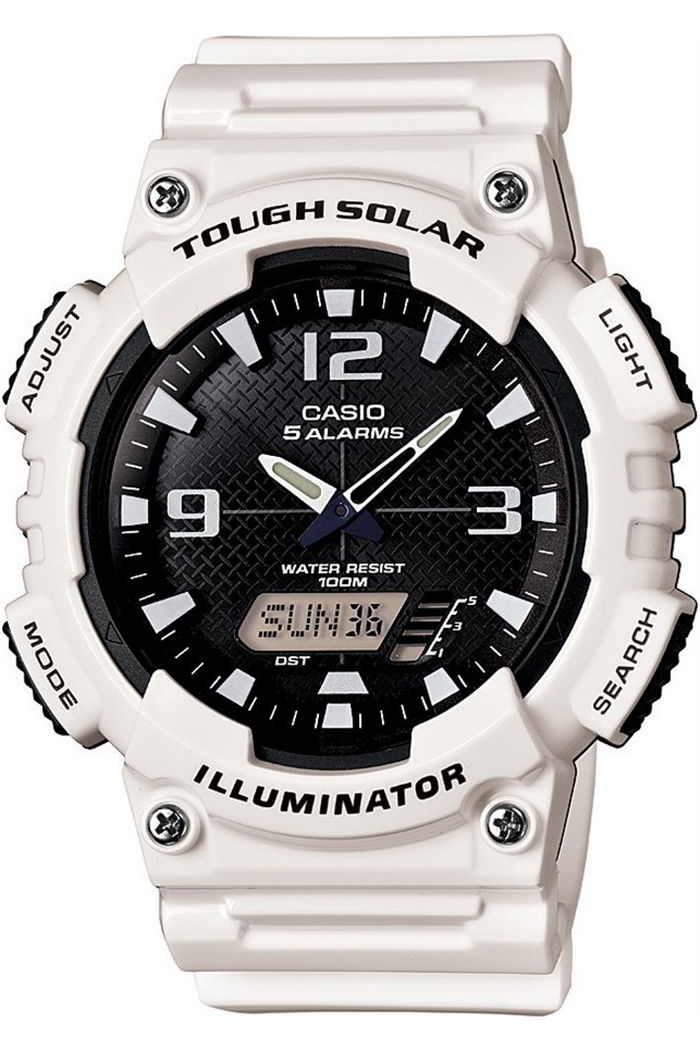 Casio Aq-s810wc-7a Erkek Analog/Dijital Beyaz Saat