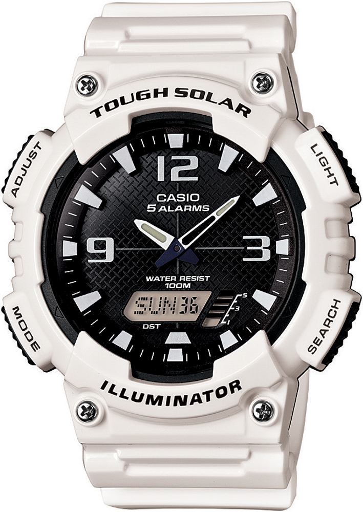 Casio Aq-s810wc-7a Erkek Analog/Dijital Beyaz Saat