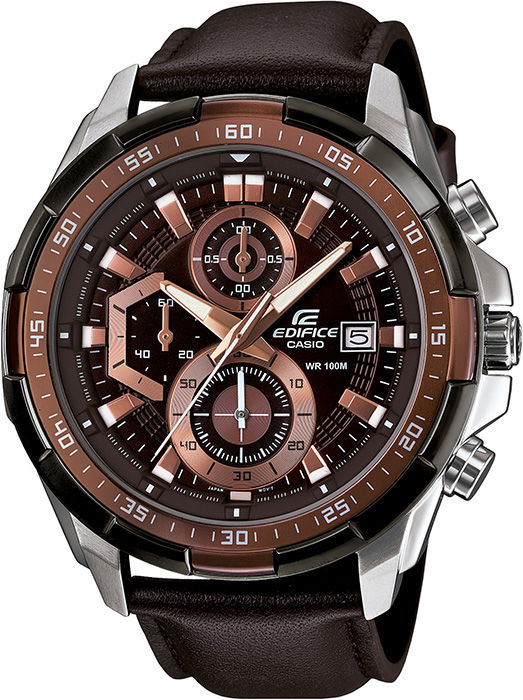 Casio Efr-539l-5avudf Edifice Erkek Deri Kayışlı Saat