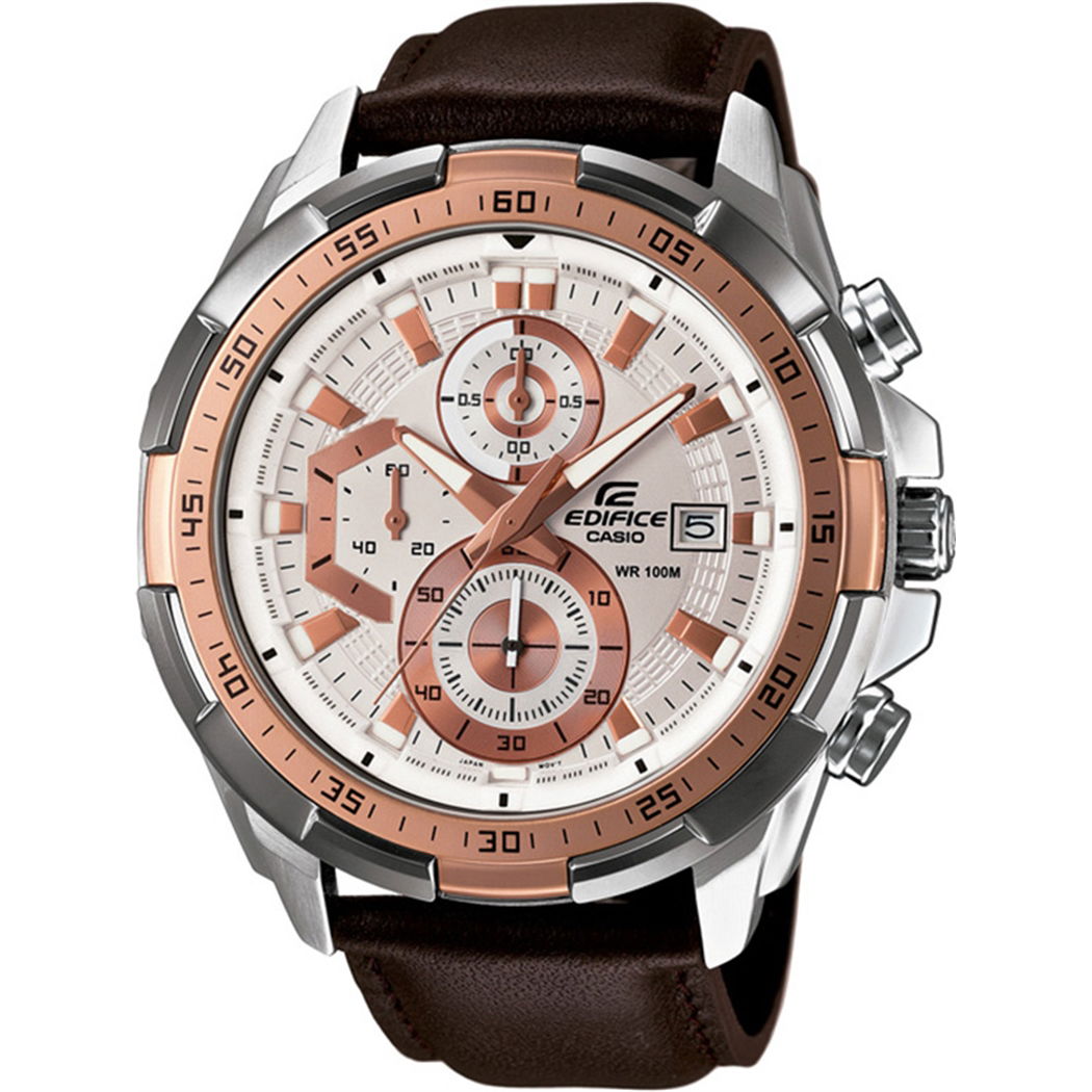 Casio Efr-539l-7avudf Edifice Erkek Deri Kayışlı Saat
