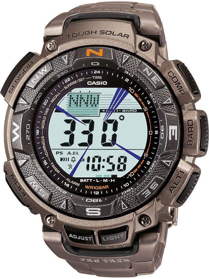 Casio Prg-240t-7dr Protrek Titanyum Erkek Kol Saati